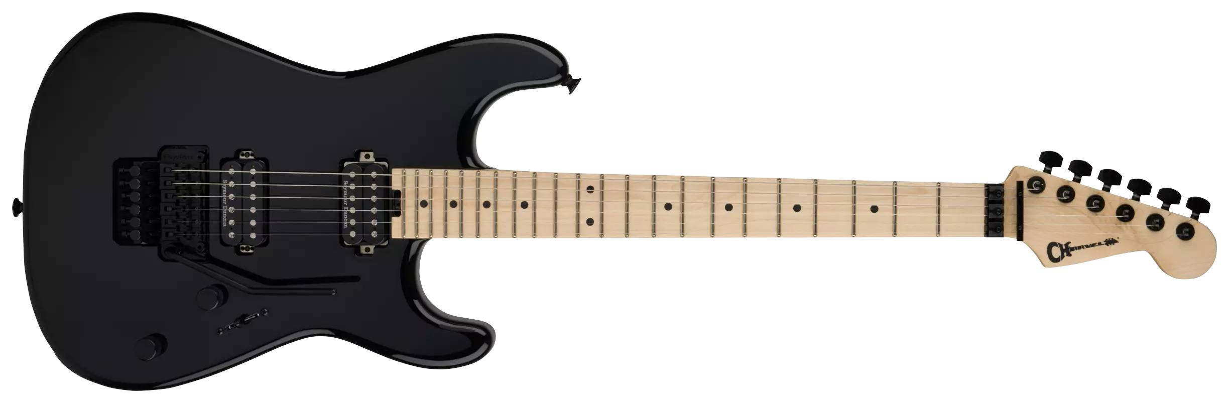 Charvel Pro-Mod San Dimas Style 1 HH FR MPL Gloss Black 7