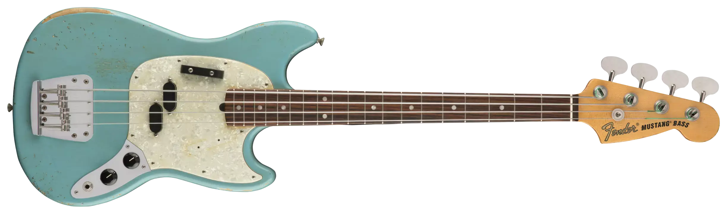 Fender Justin Meldal-Johnsen Road Worn Mustang Bass RW 4