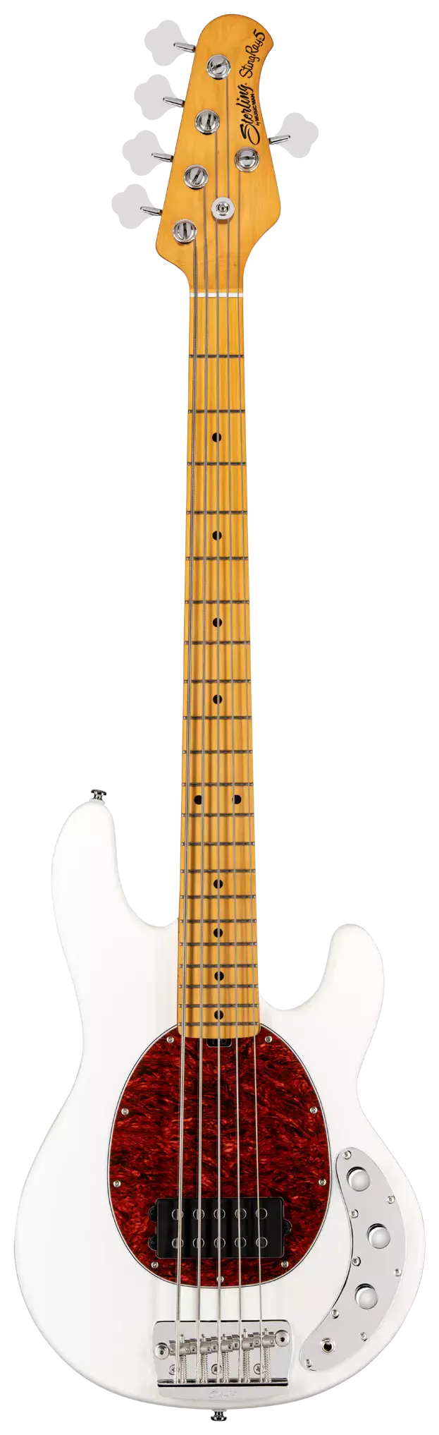 Sterling by Music Man StingRay RAY25CA Olympic White 5