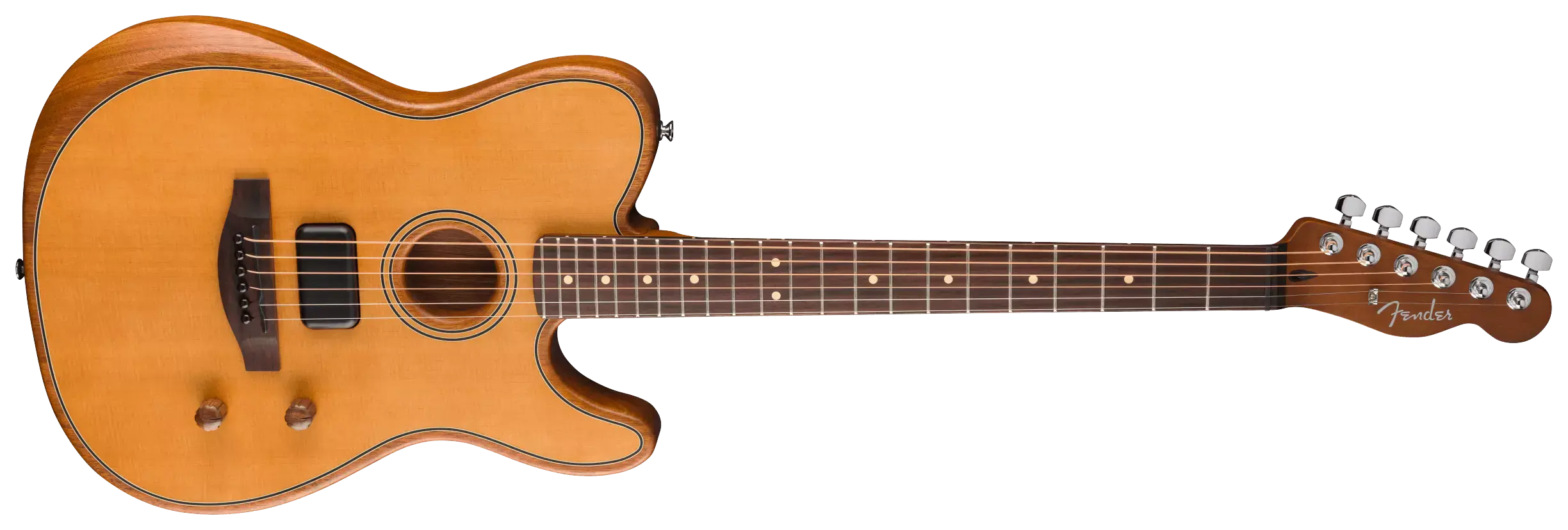 Fender Acoustasonic Standard Telecaster Aged Natural 2