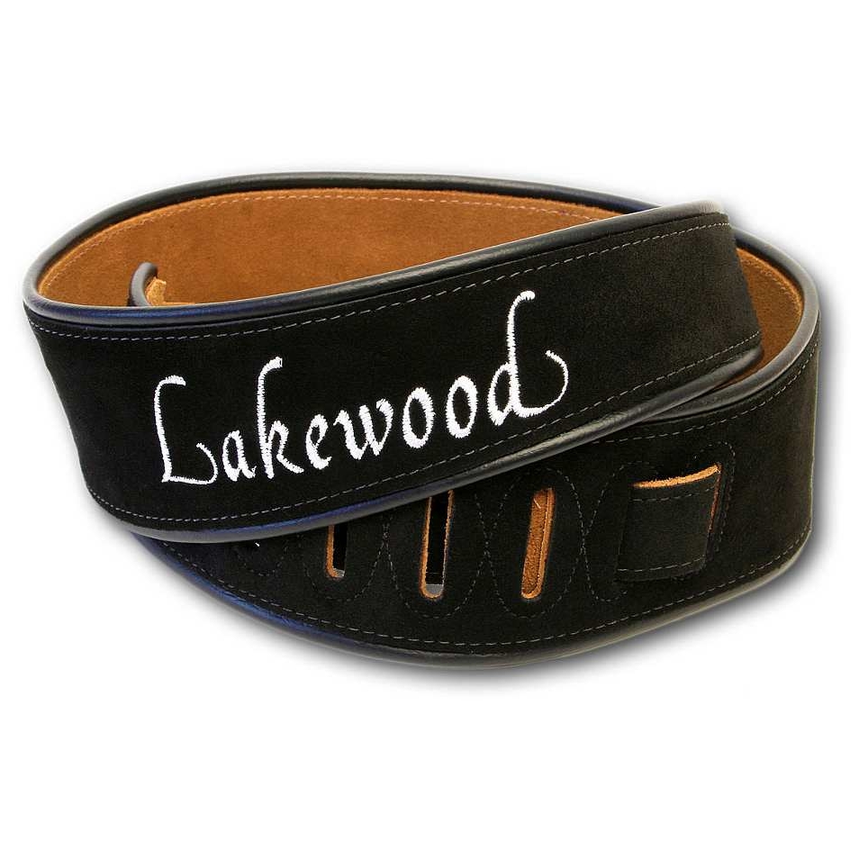 Lakewood - Lakewood Gitarrengurt aus Wildleder Schwarz