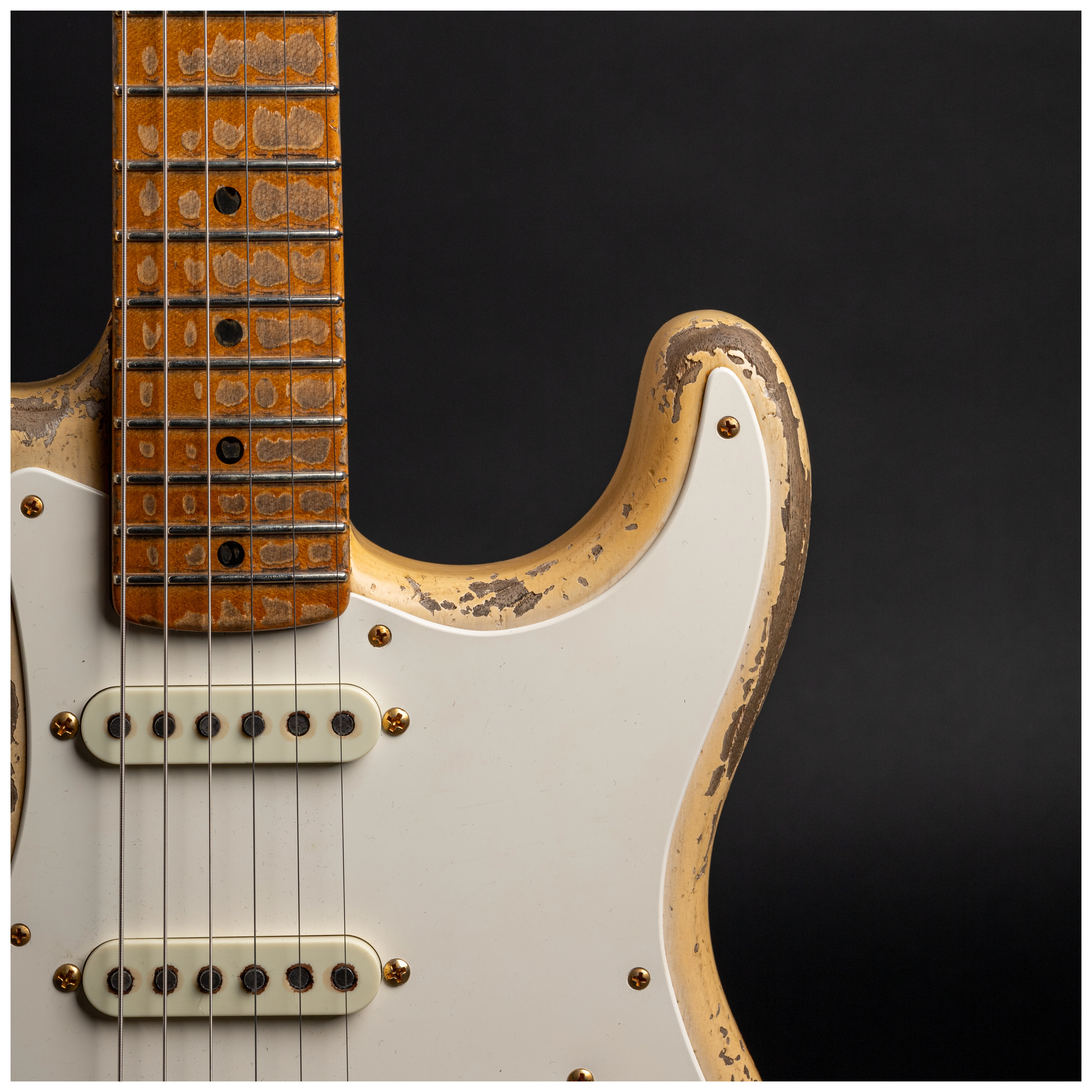 Fender Custom Shop 1955 Stratocaster HVREL WBL GH MBDW Heavy Relic Masterbuilt Dale Wilson 36