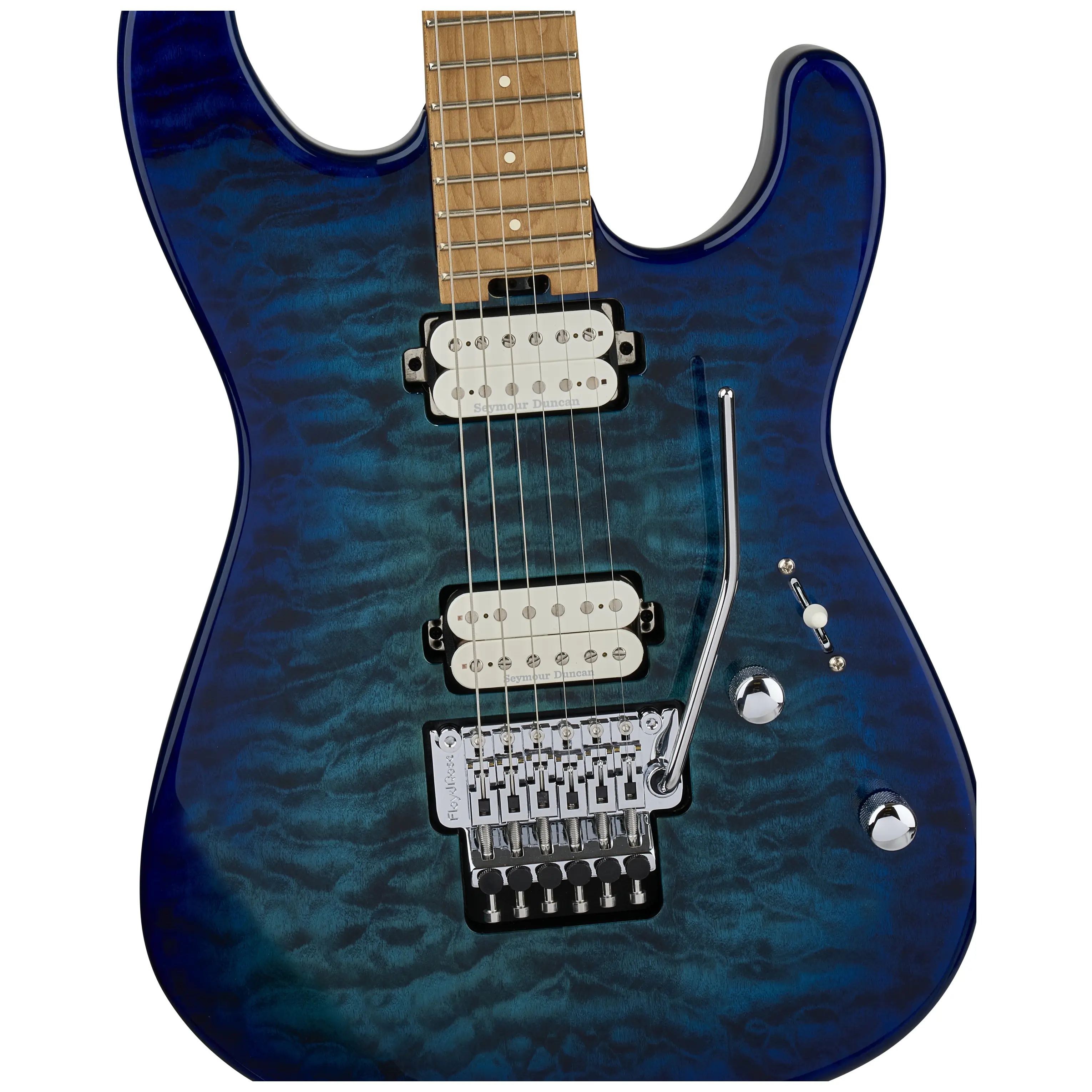 Charvel Pro-Mod Plus San Dimas Style 1 HH FR CM Chlorine Burst 2