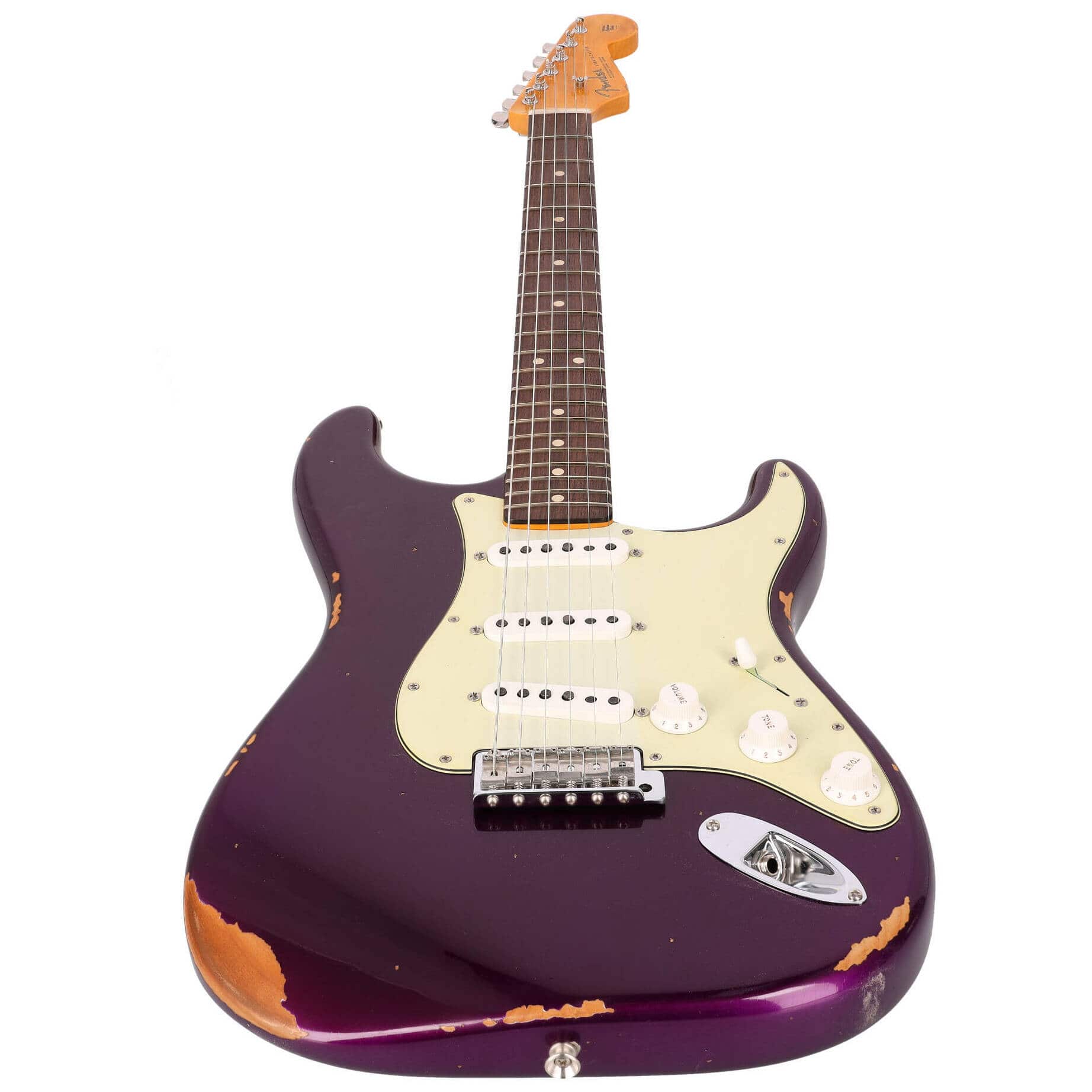 Fender Custom Shop 1963 Stratocaster Relic Aged Purple Metallic #1 3