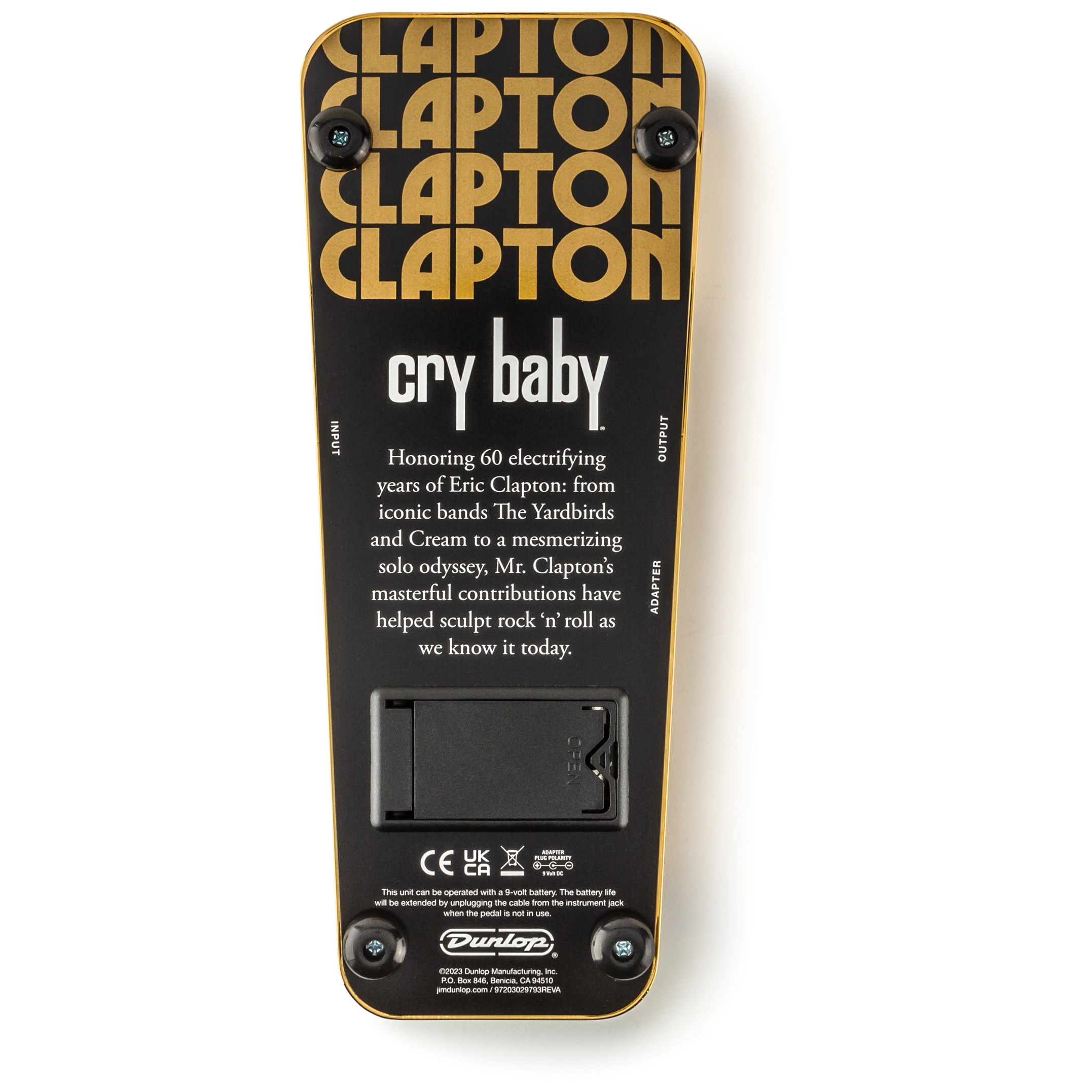 Dunlop EC95 Eric Clapton Cry Baby Wah Ltd. 4