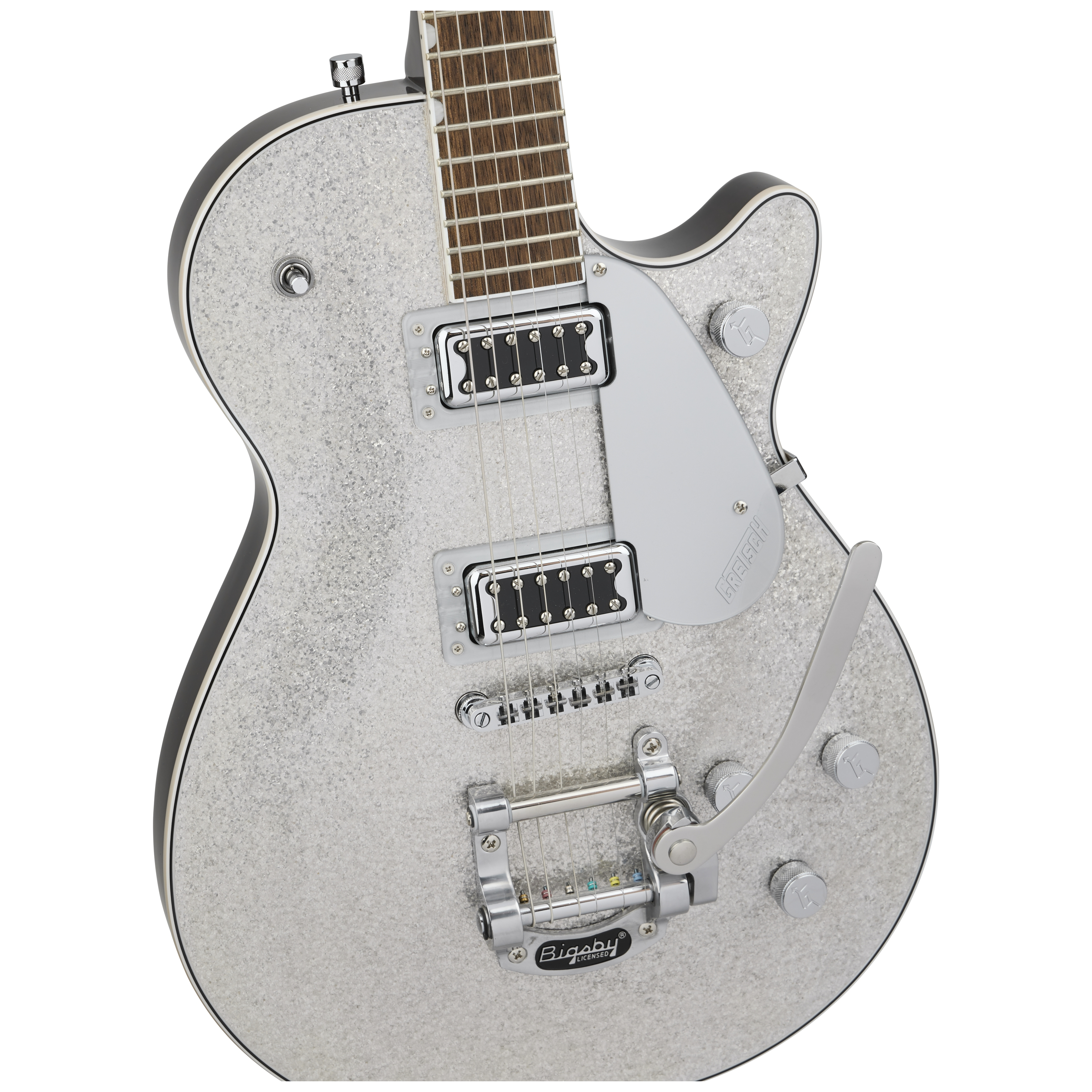 Gretsch G5230T Electromatic Sparkle Jet FT SC Bigsby Silver Sparkle 2