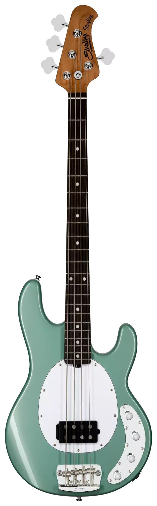 Sterling by Music Man StingRay RAY34CA Dorado Green 5