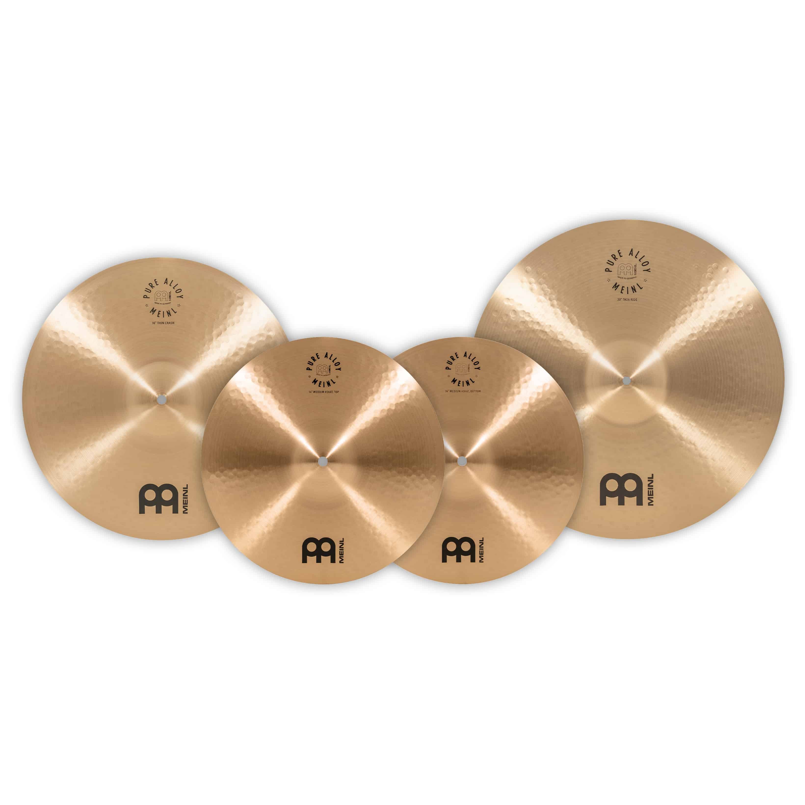 Meinl Cymbals PA-CS2 - Pure Alloy Complete Cymbal Set 1