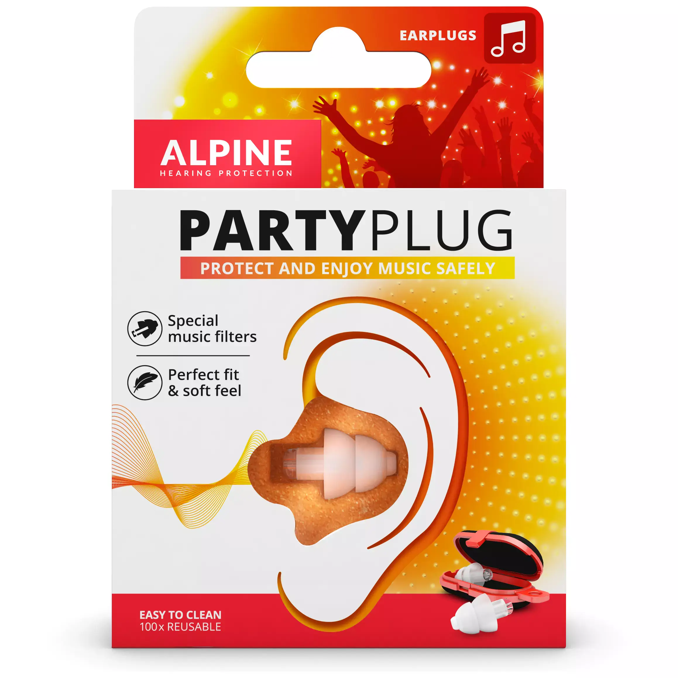 Alpine Hearing Protection PartyPlug Transparent - Earplugs kaufen ...