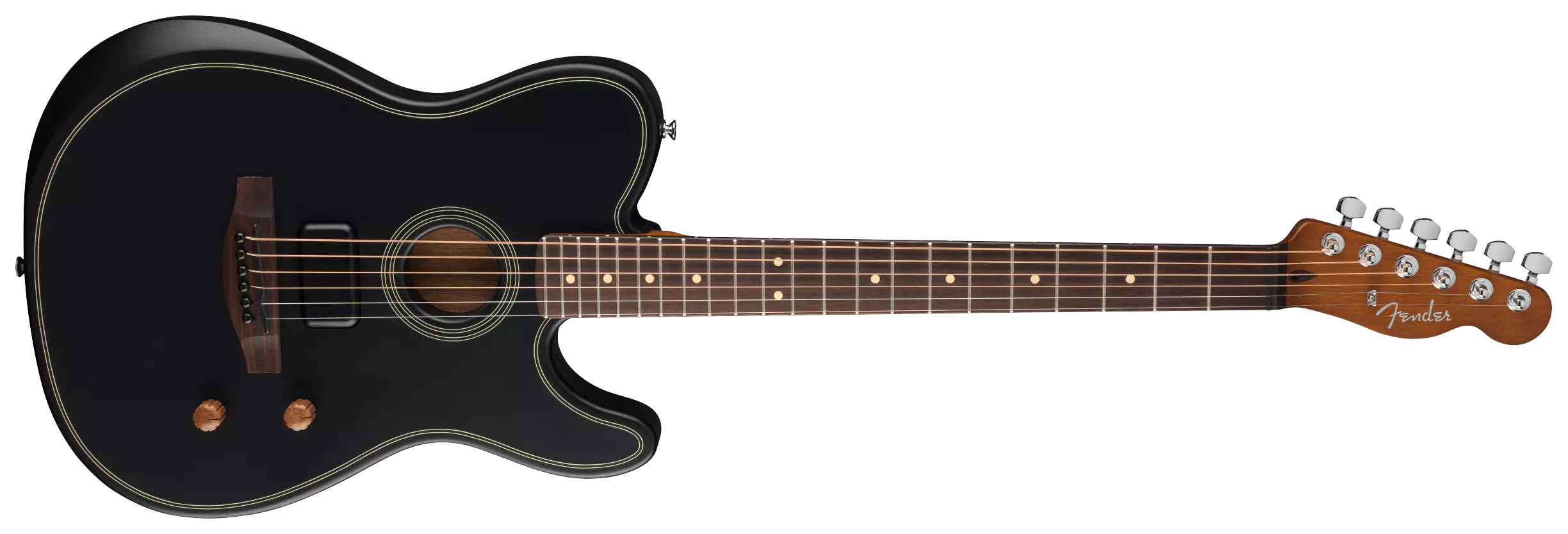 Fender Acoustasonic Standard Telecaster Black 1