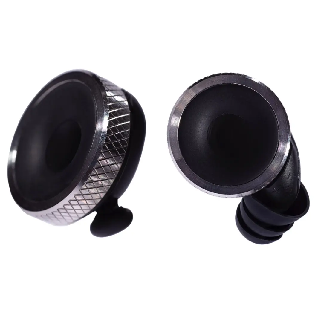  Earplugs Knops Knurled Black 5