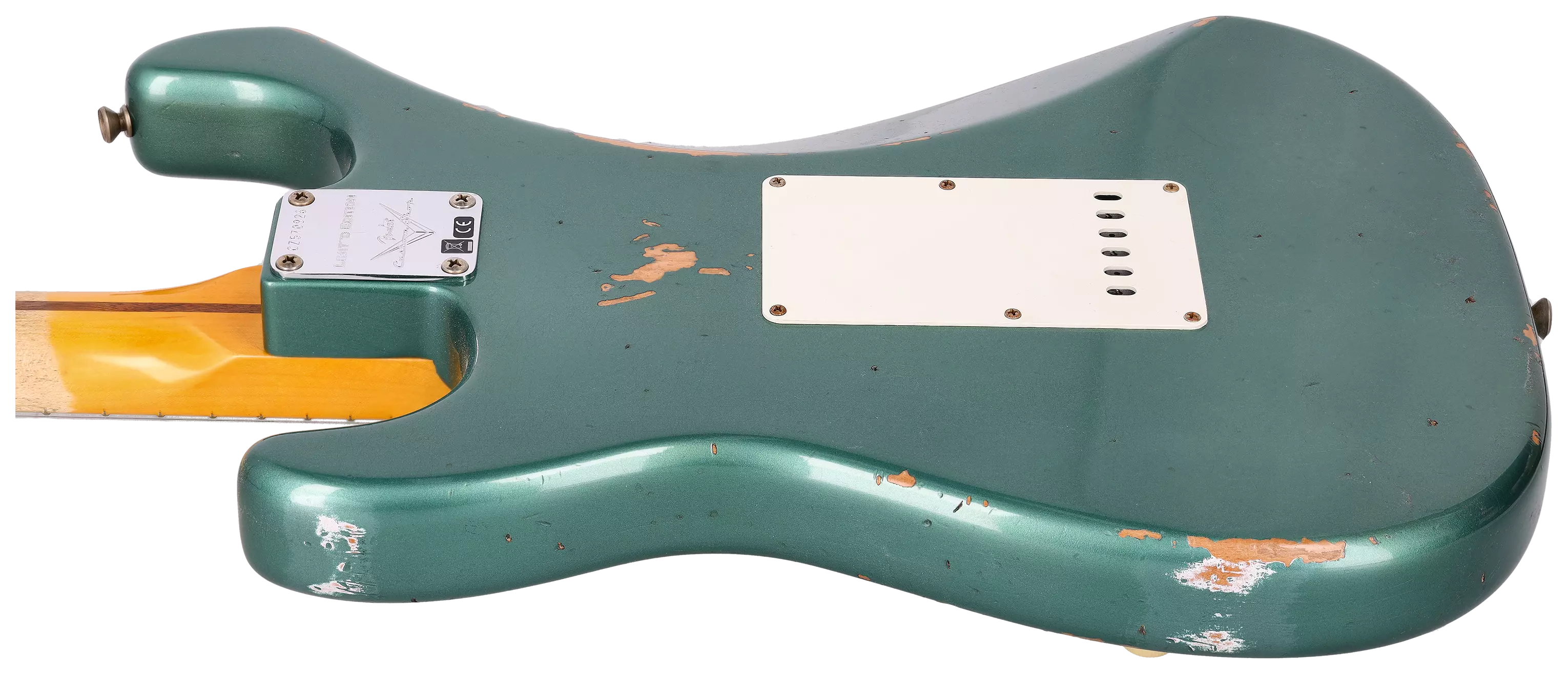 Fender LTD Custom Shop 57 Stratocaster Relic Faded Aged Sherwood Green Metallic 13