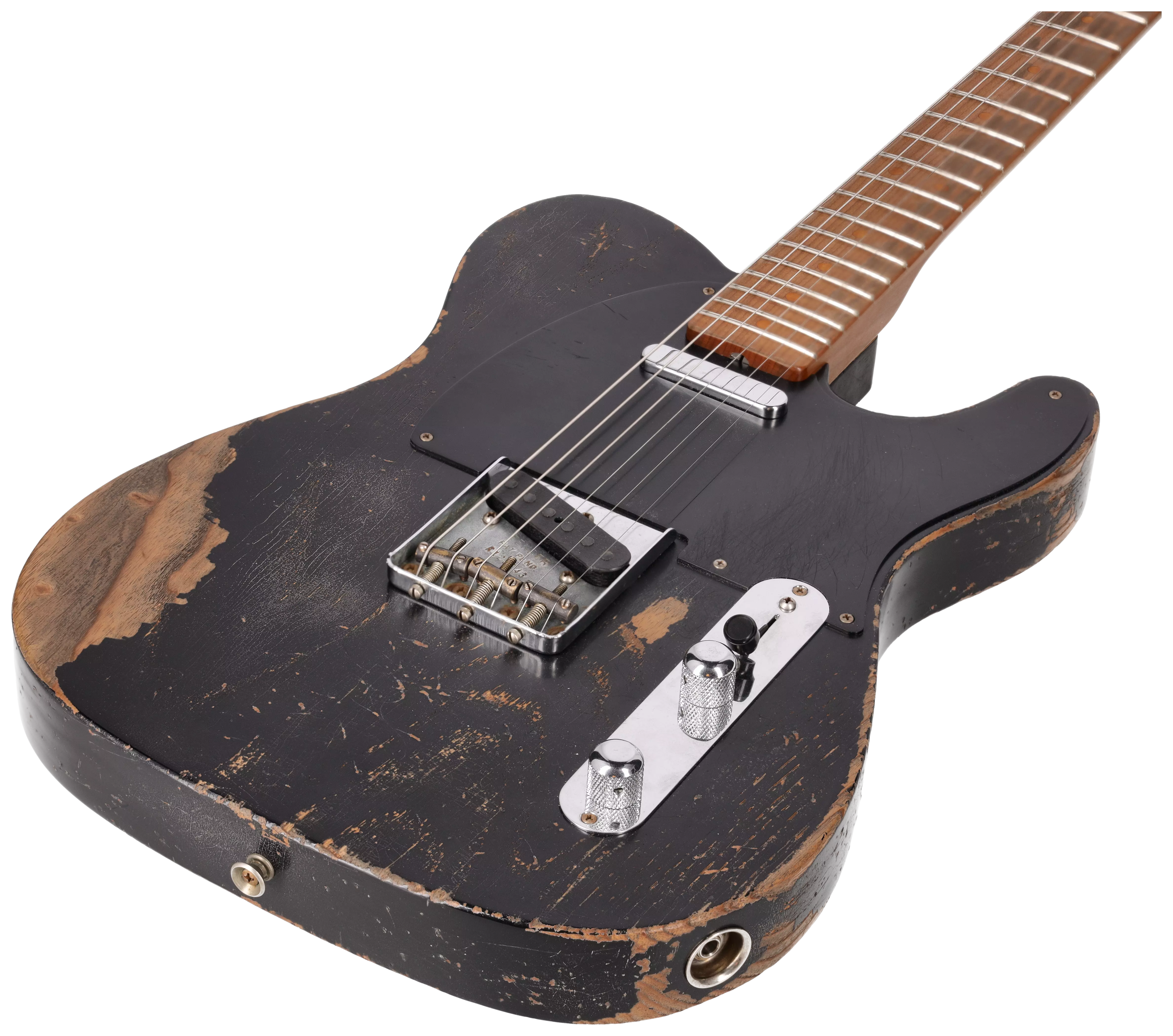 Fender Custom Shop 52 Roasted Telecaster Relic BK MBGF Masterbuilt  Greg Fessler 5