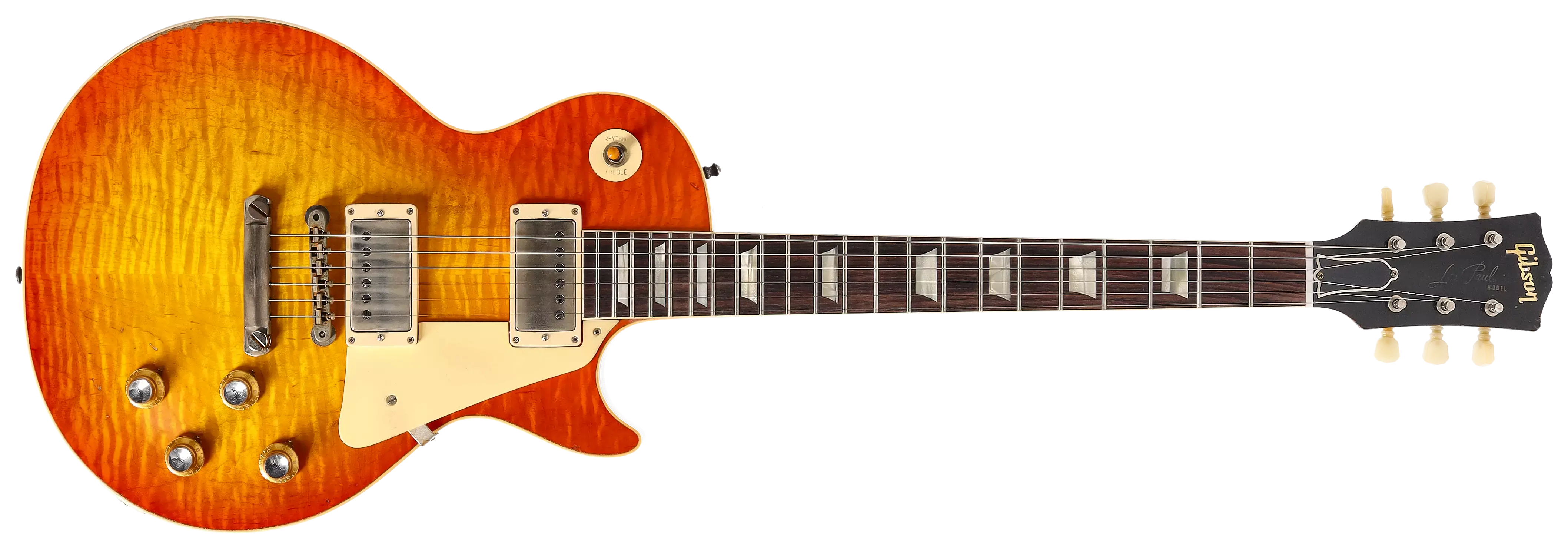 Gibson 1960 Les Paul Standard Reissue Heavy Aged Tangerine Burst Murphy Lab #1 1