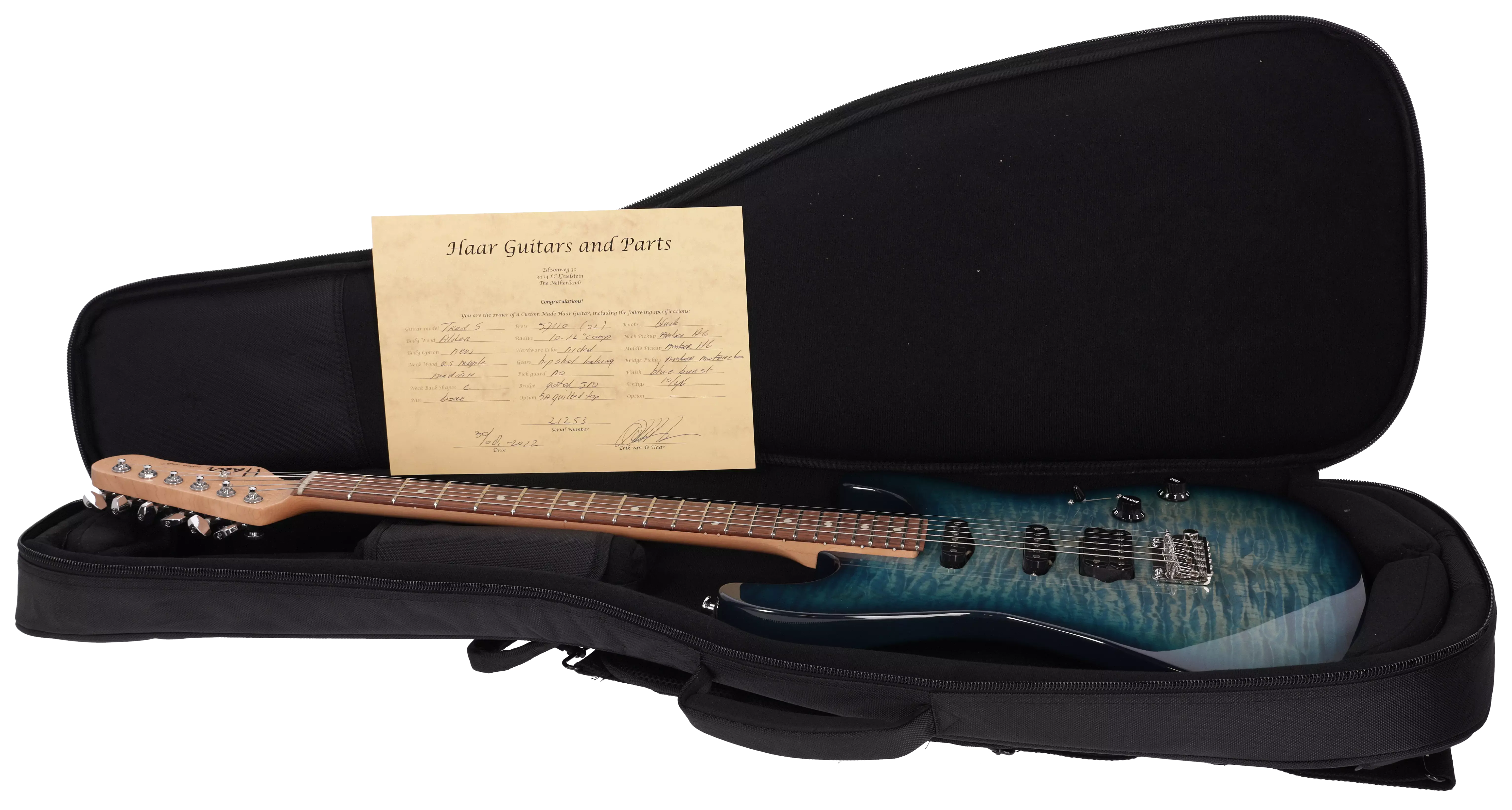 Haar Traditional S HSS Blue Burst 19