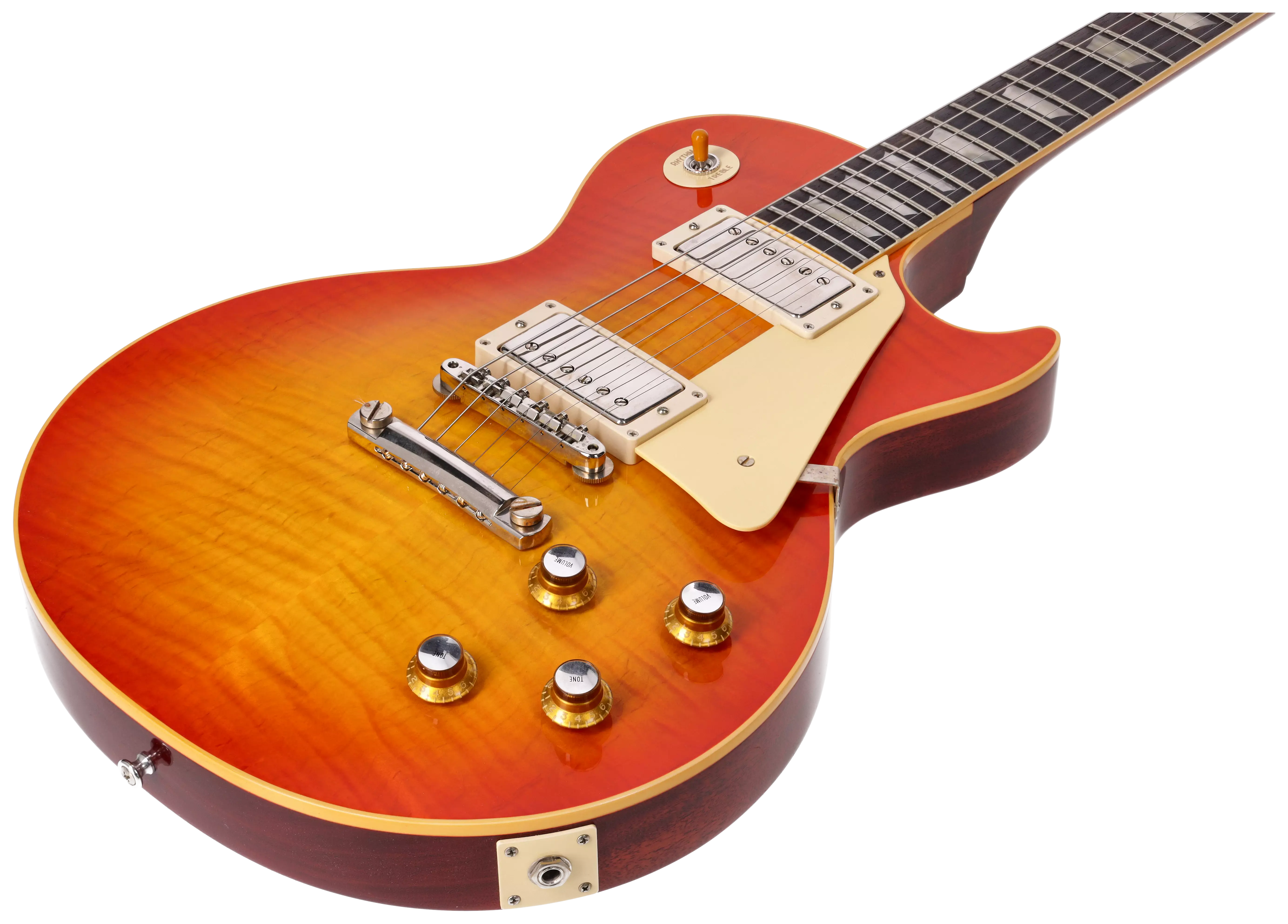 Gibson Les Paul Standard 1960 Reissue VOS Tangerine Burst #1 4