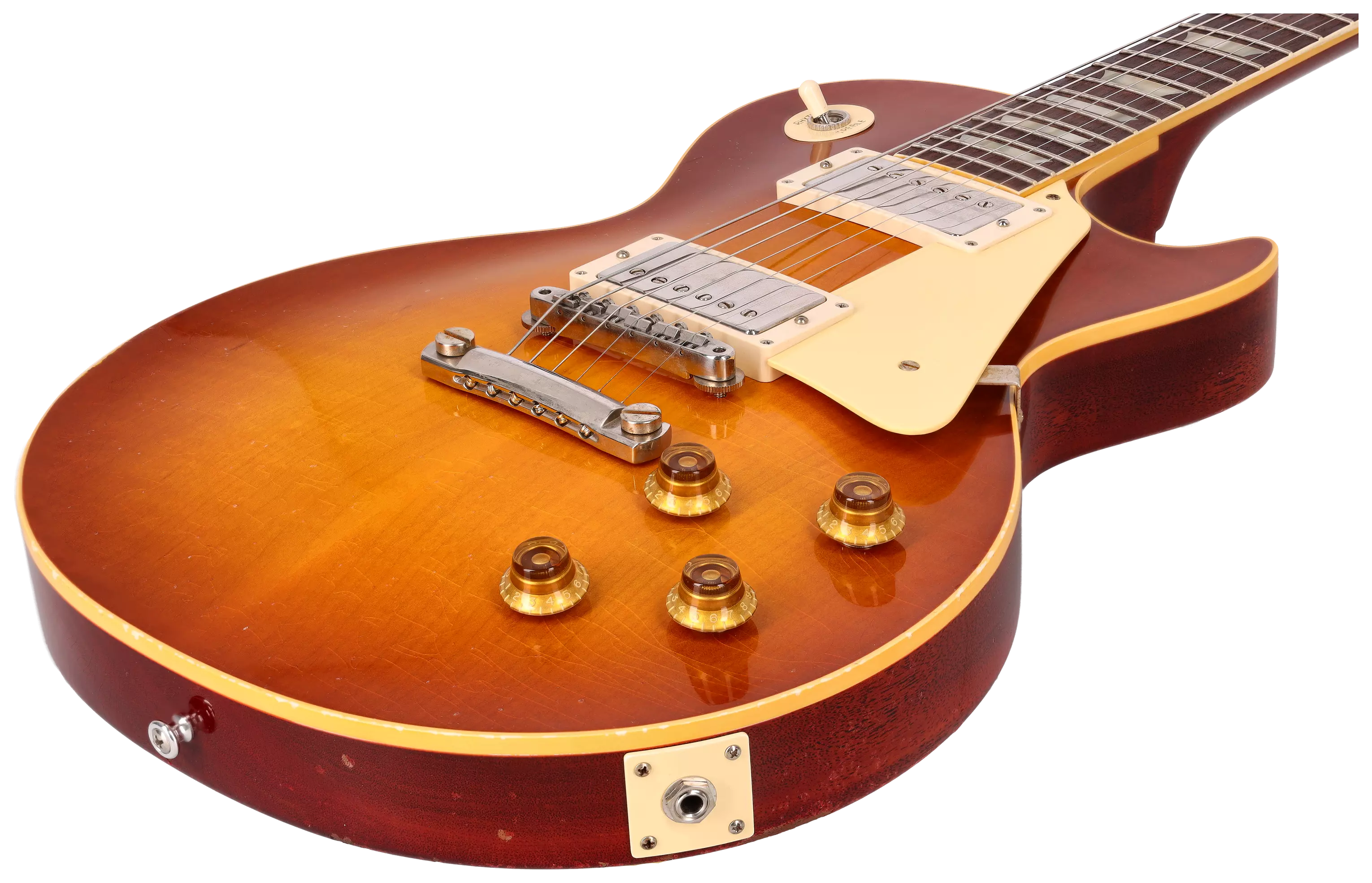 Gibson 1958 Les Paul Standard Iced Tea Burst Light Aged Murphy Lab session Select #R831167 12