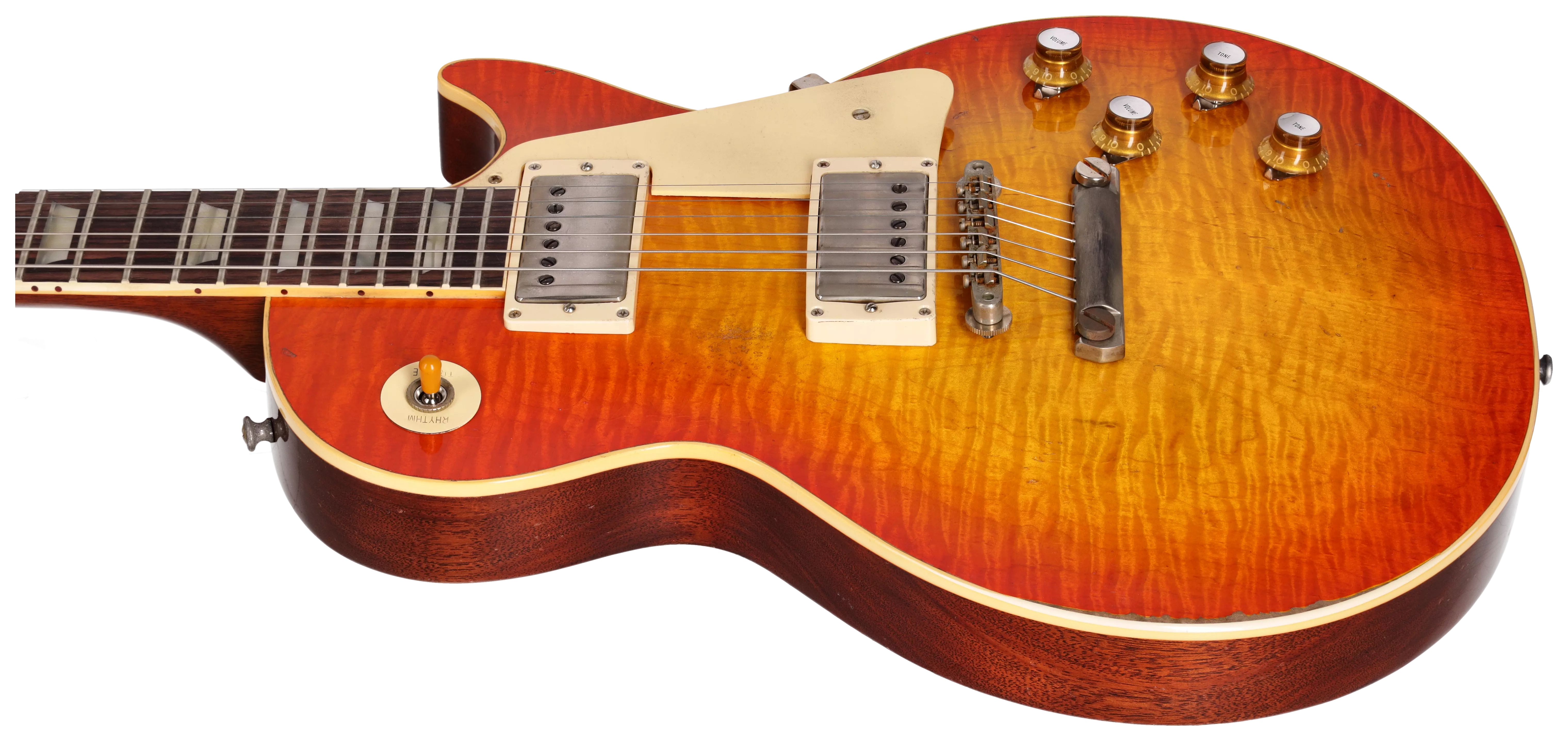 Gibson 1960 Les Paul Standard Reissue Heavy Aged Tangerine Burst Murphy Lab #1 6