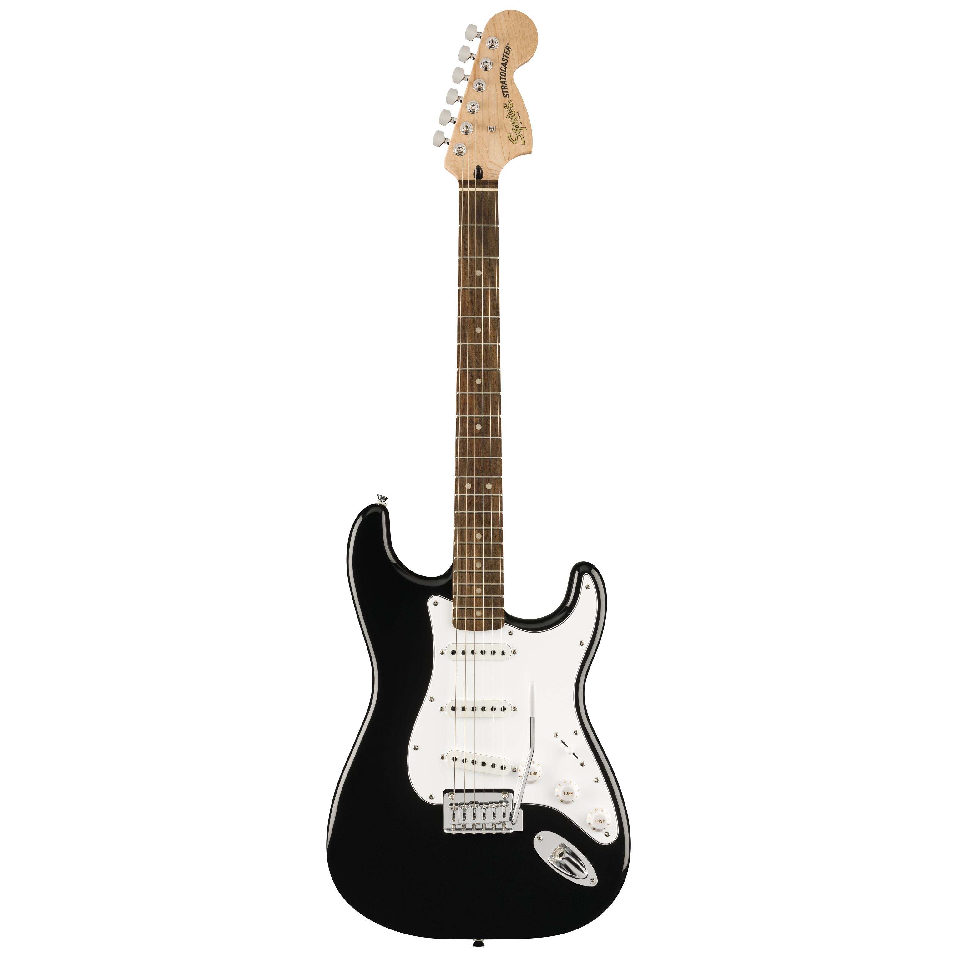 Squier by Fender Affinity Stratocaster Mustang Micro Pack LRL BK 10