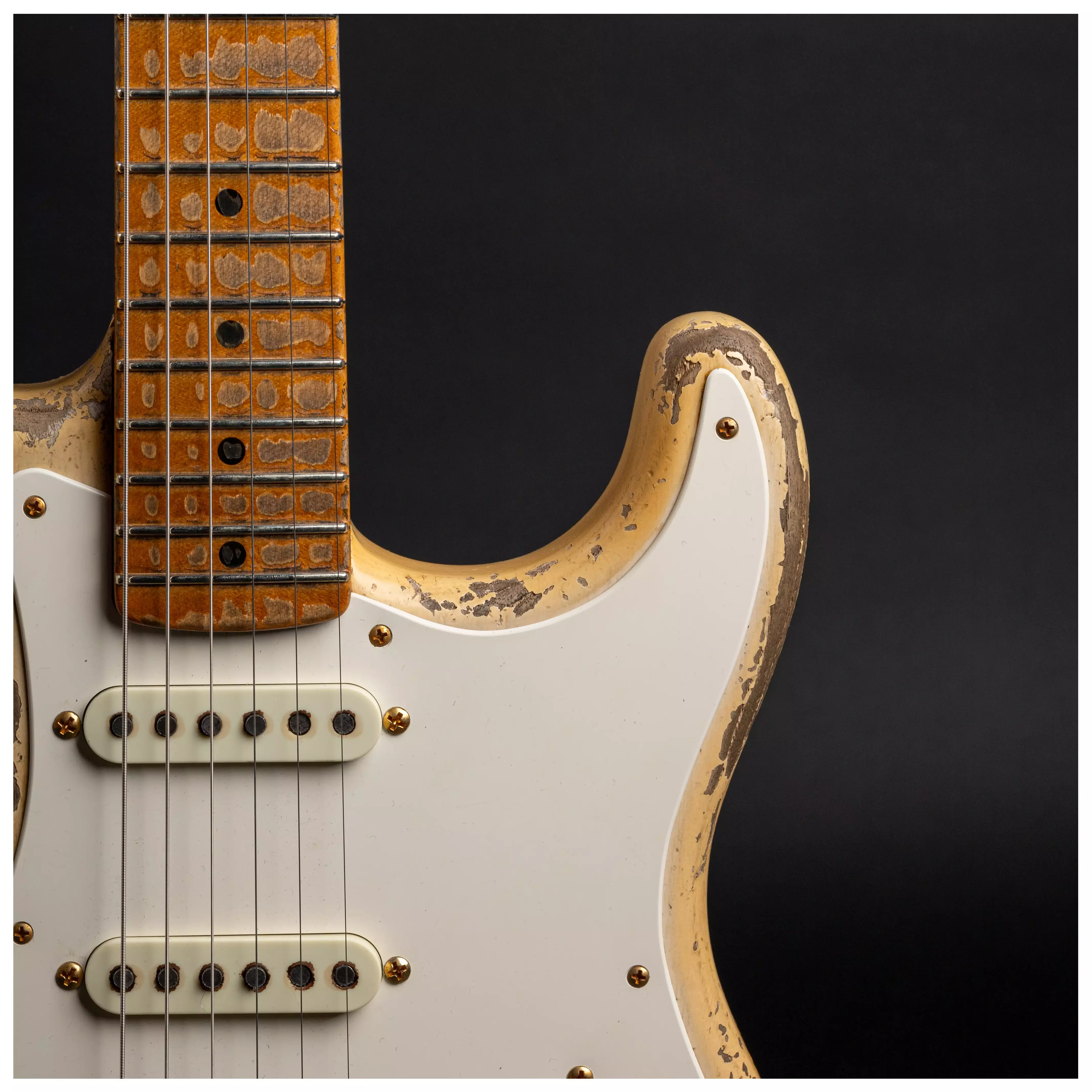 Fender Custom Shop 1955 Stratocaster HVREL WBL GH MBDW Heavy Relic Masterbuilt Dale Wilson #CZ575736 37