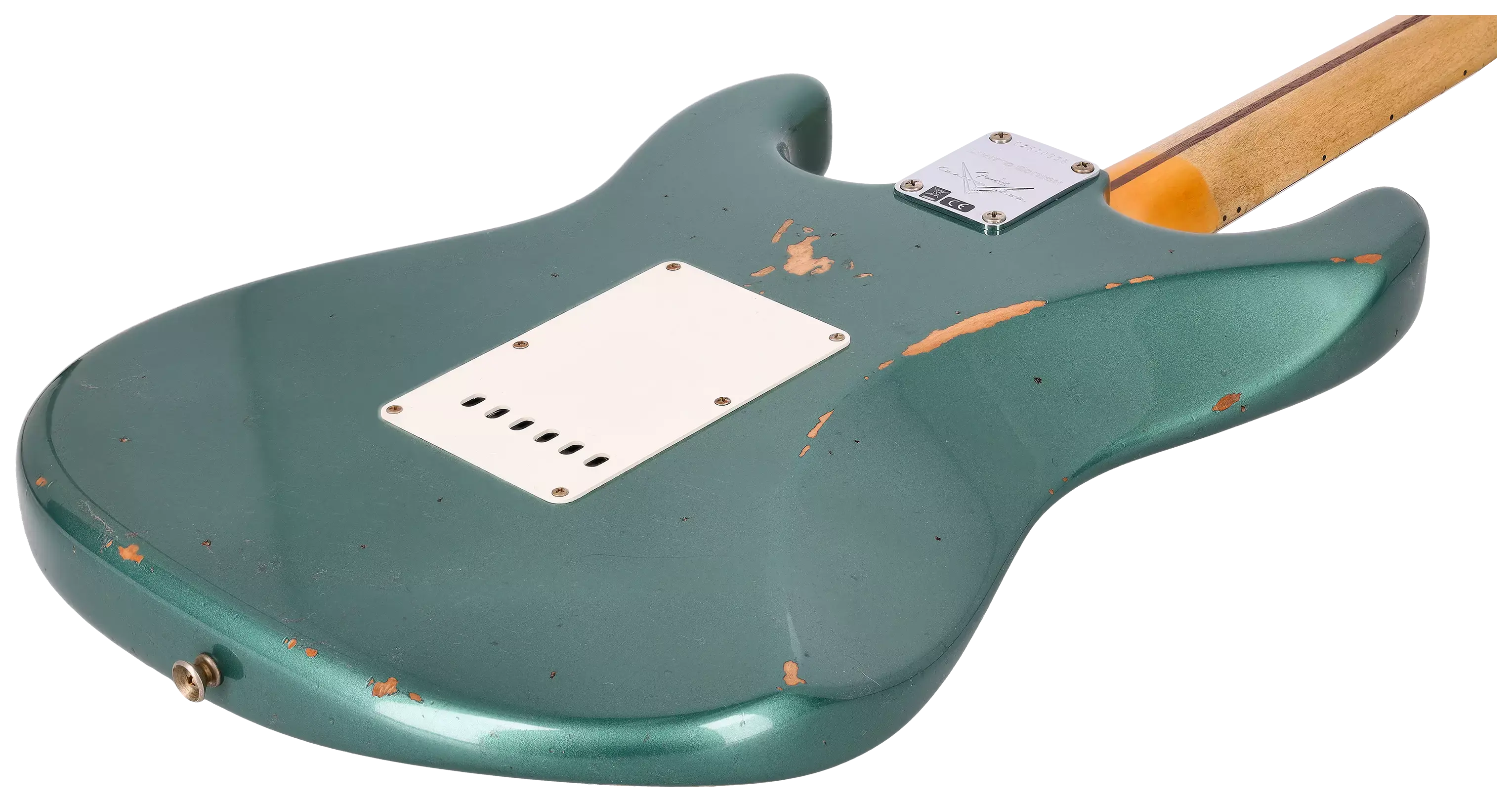 Fender LTD Custom Shop 57 Stratocaster Relic Faded Aged Sherwood Green Metallic 12