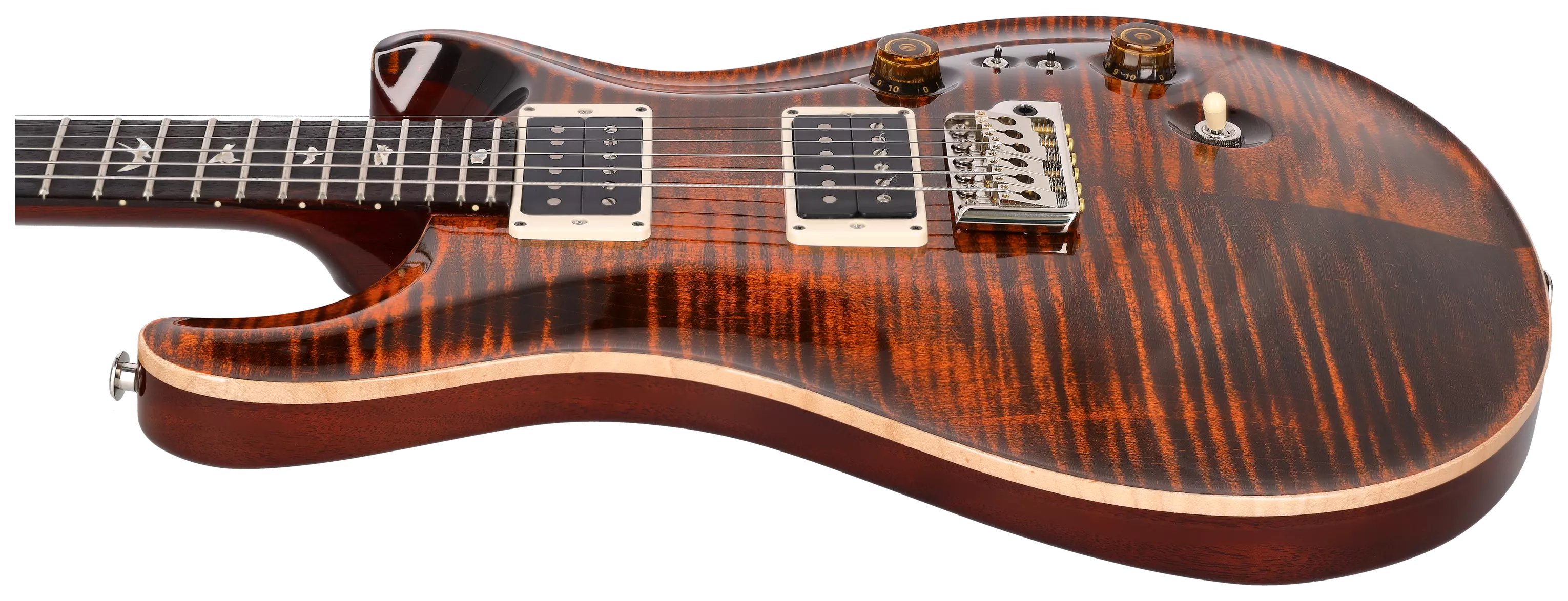 PRS Custom 24-08 Orange Tiger #230363348 8