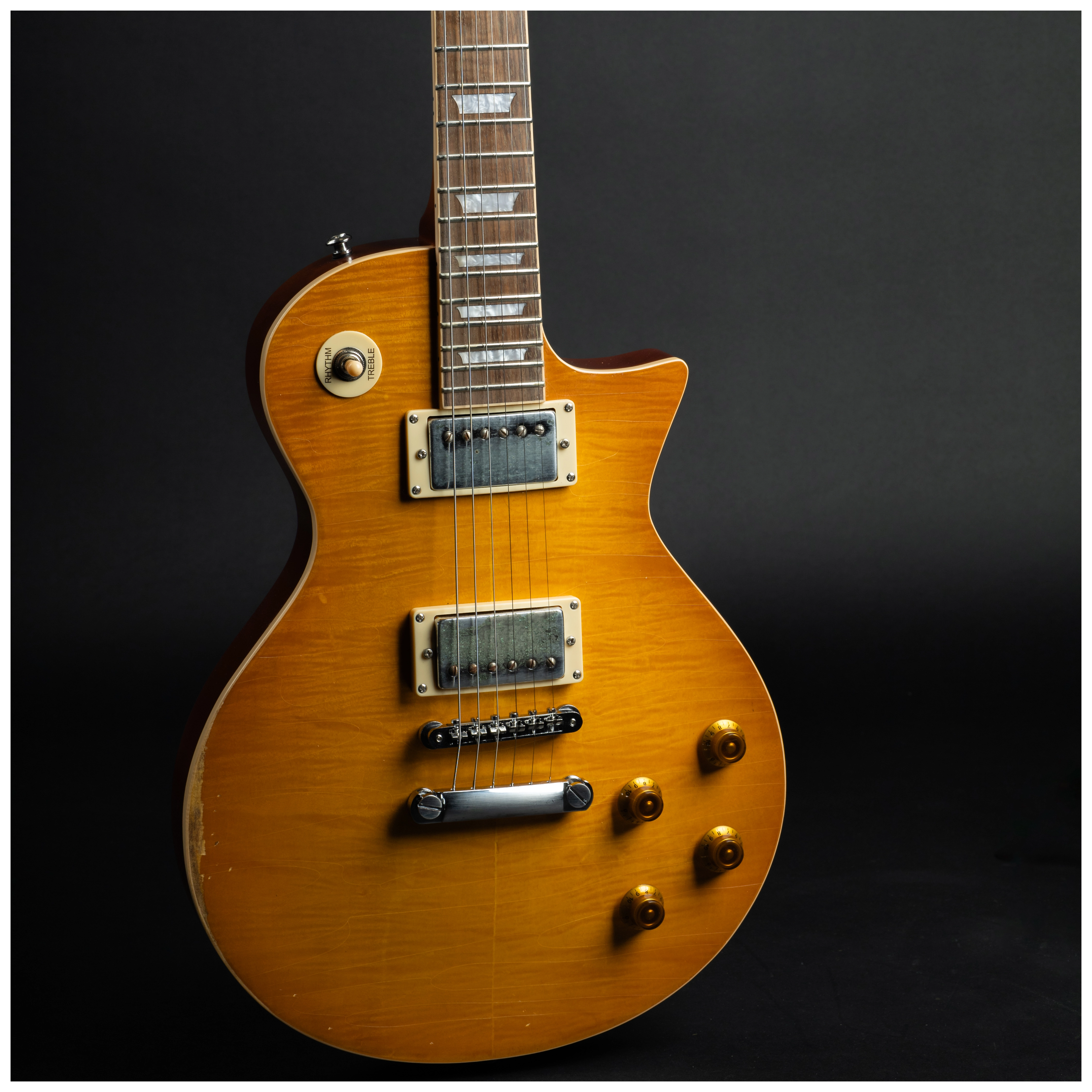 Redwood Relics LP-Style Dirty Lemon Burst 33