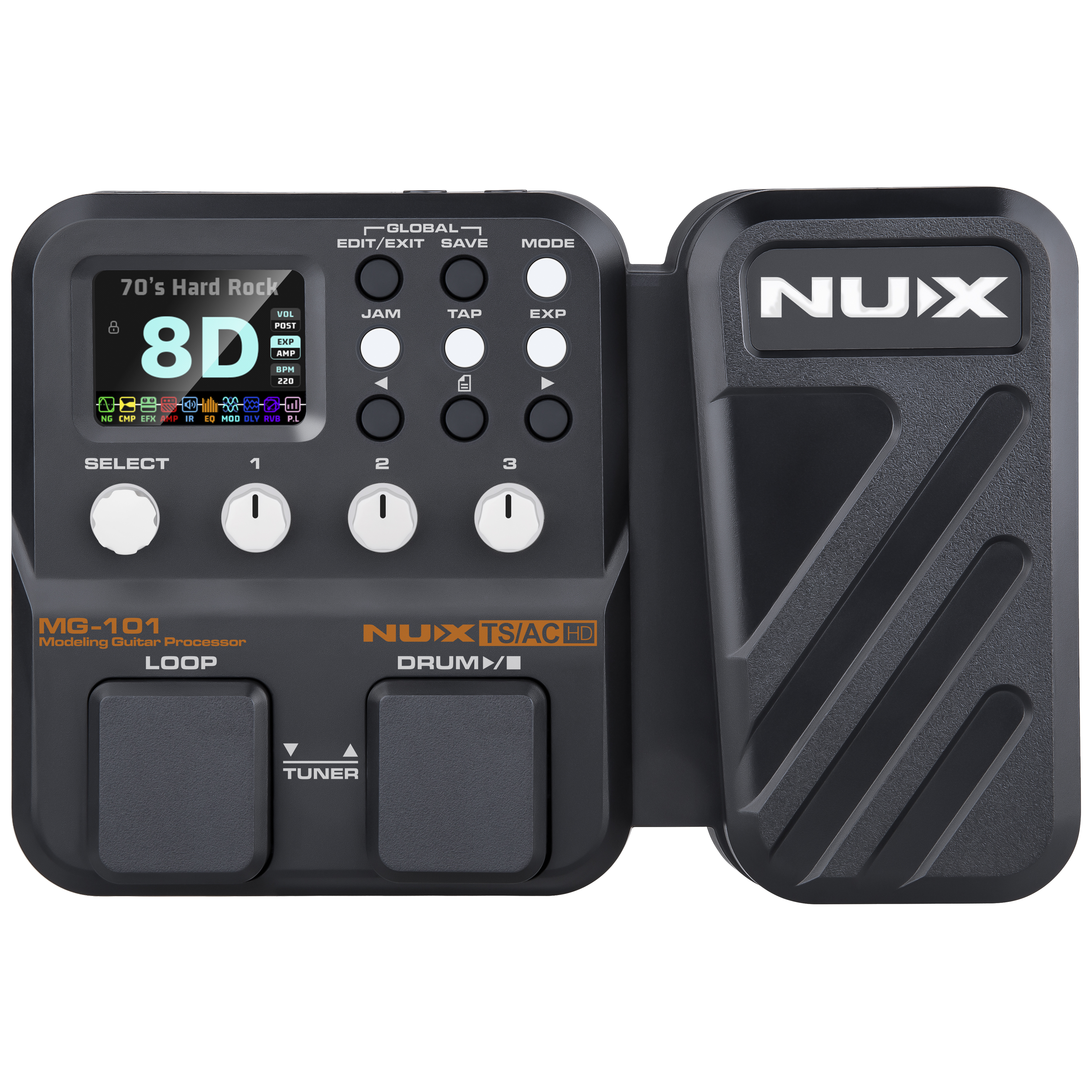 NUX MG-101 Multieffektpedal 5