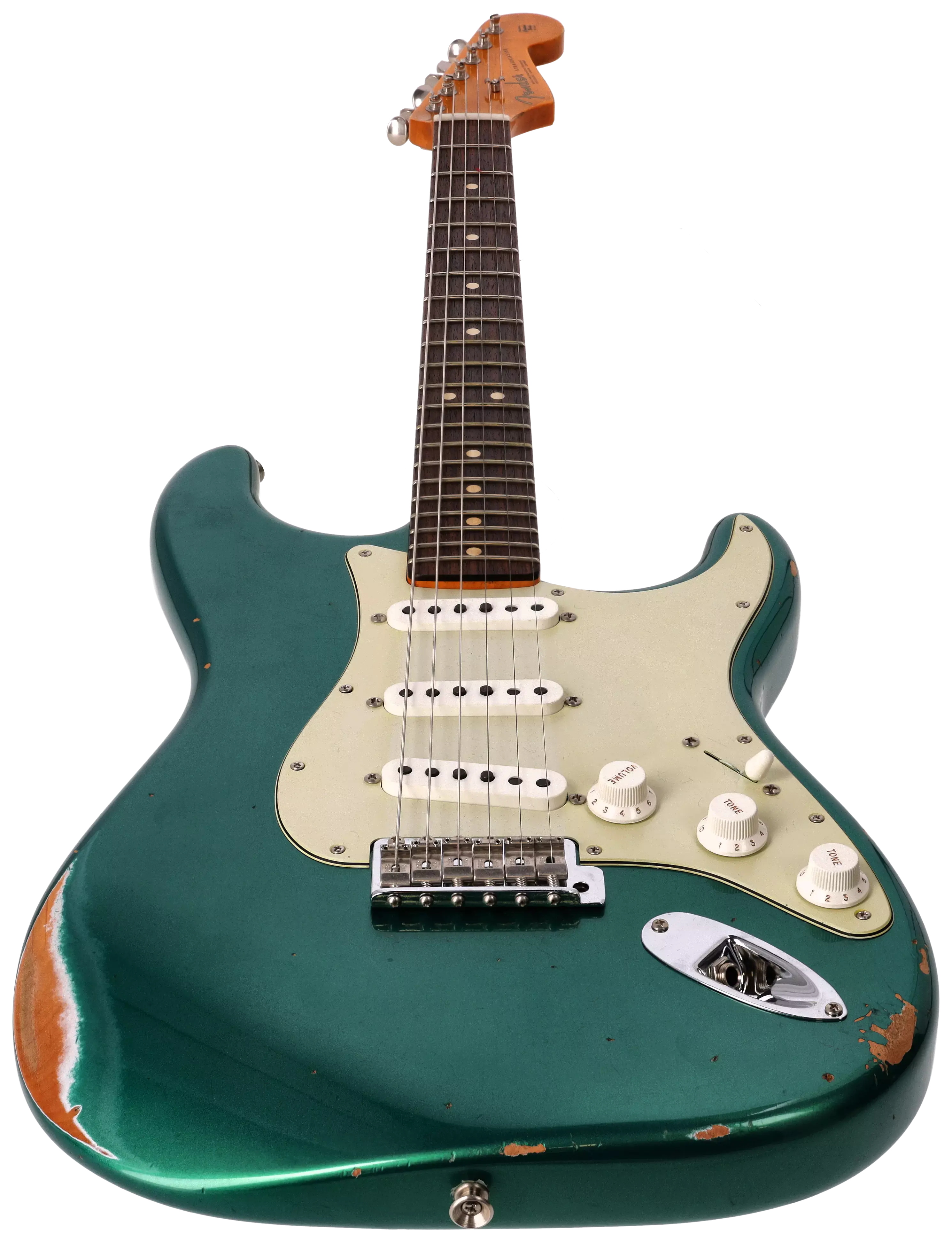 Fender Custom Shop 1963 Stratocaster Relic Aged British Racing Green Metallic #2 12