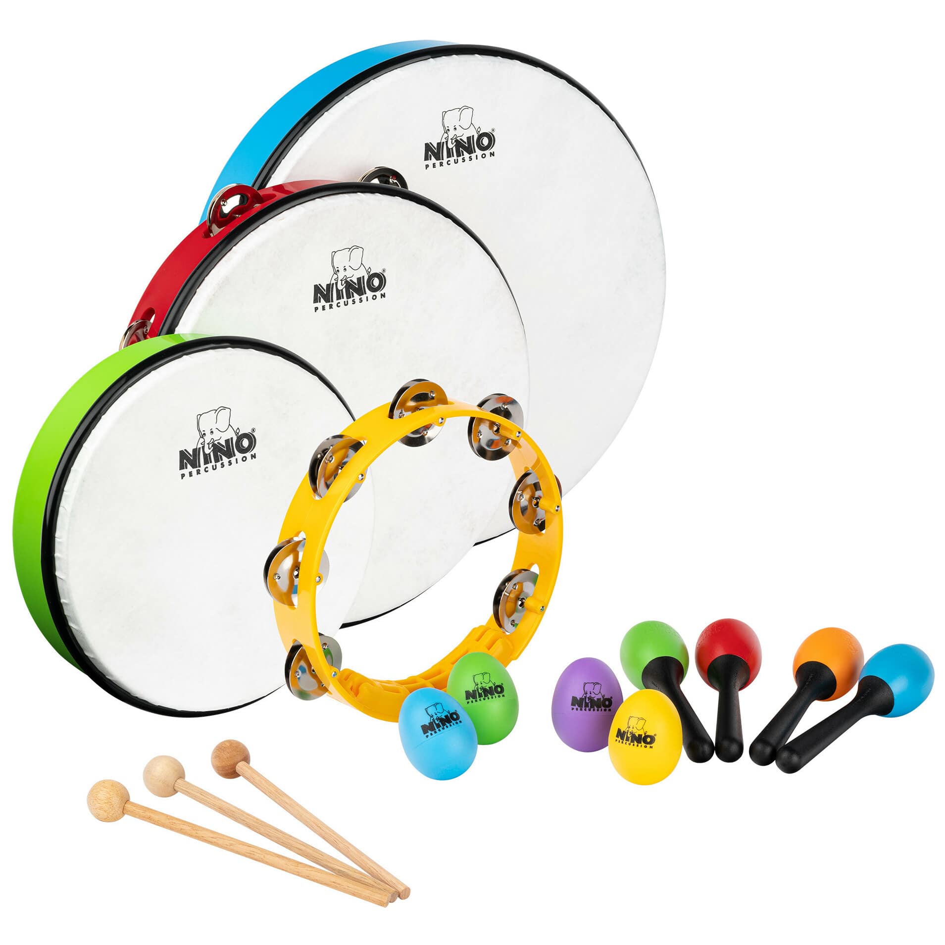 Nino Percussion NINO Percussion 12er Rhythmus Set für Kinder