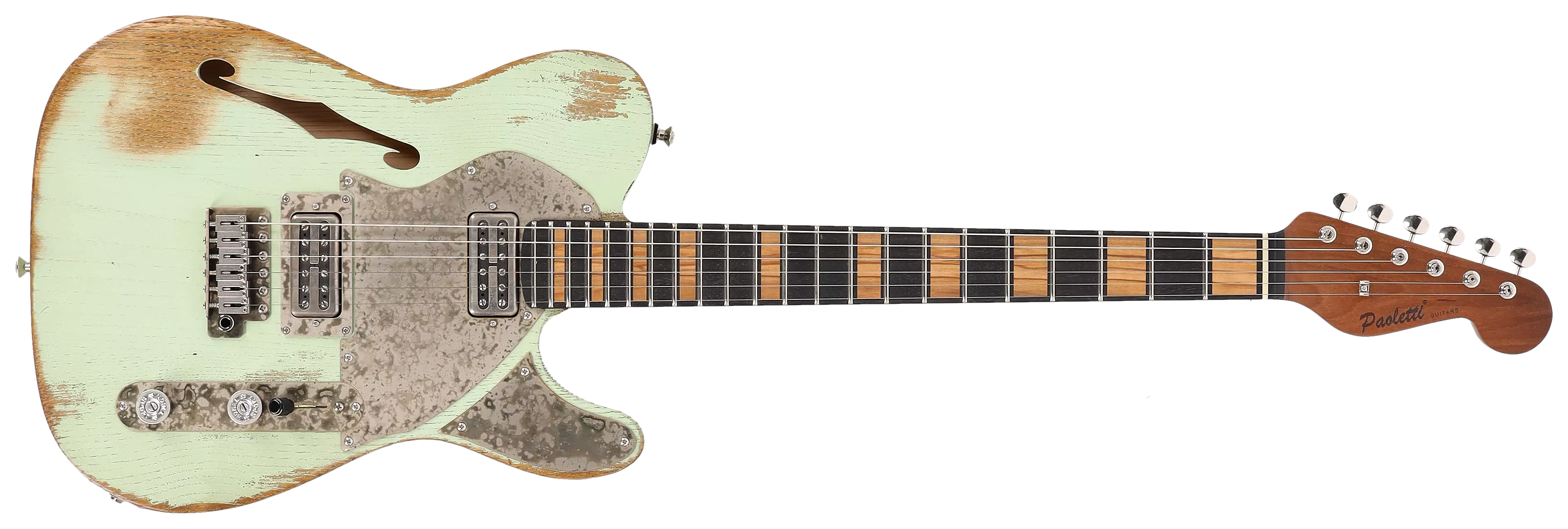 Paoletti Guitars Nancy Lounge Heavy Aged Sage Green #211523 1