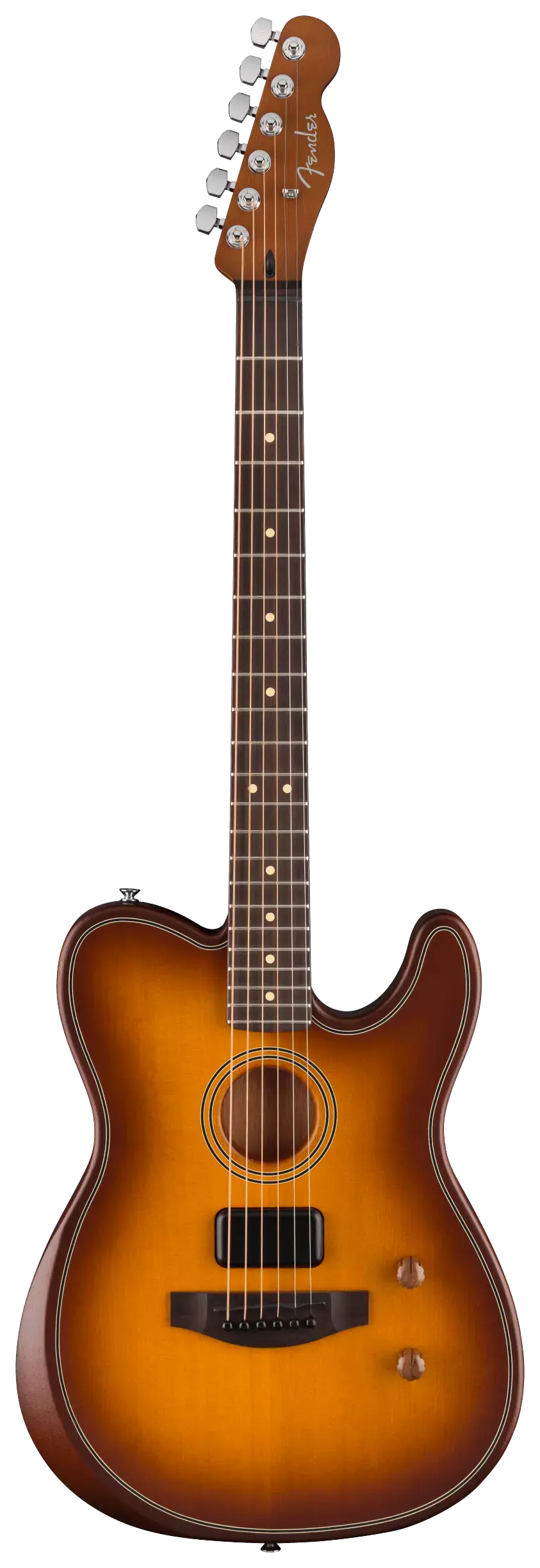 Fender Acoustasonic Standard Telecaster Honey Burst 3