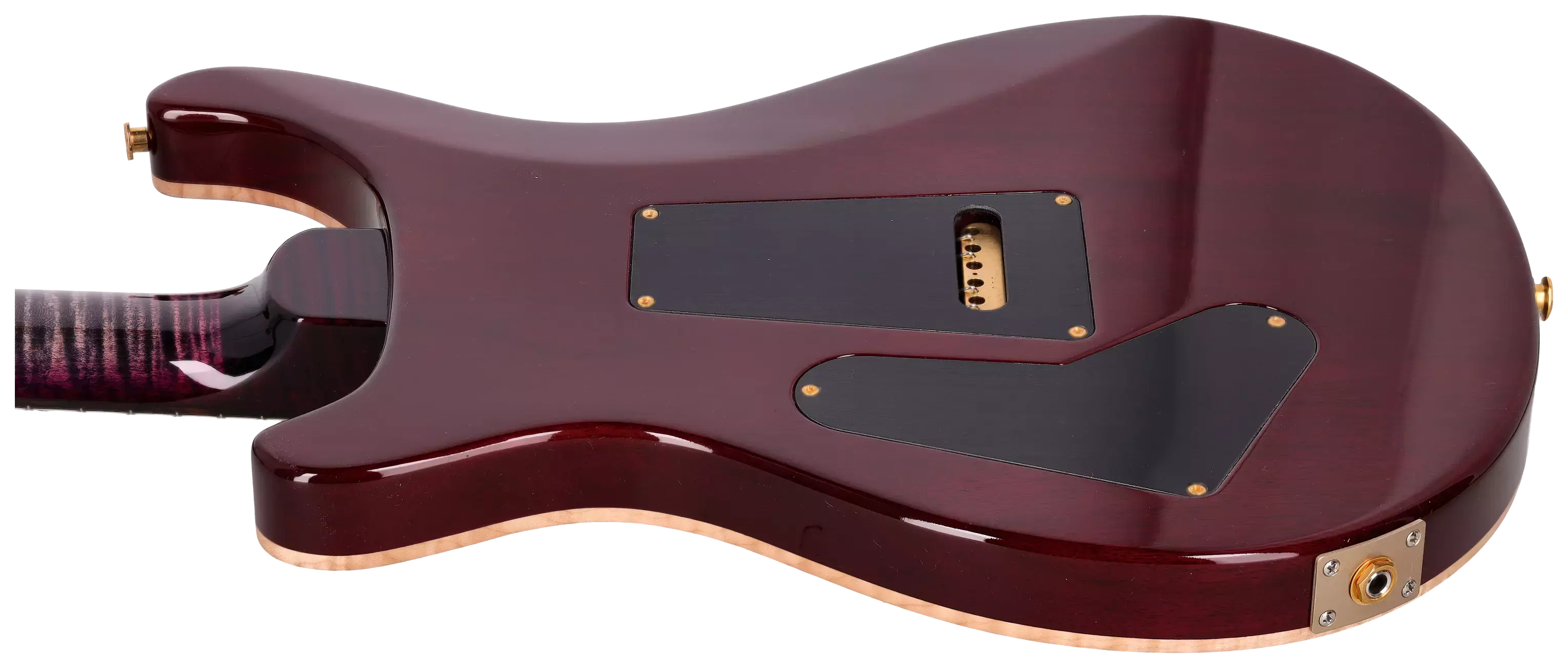 PRS Custom 24 Wood Library 10 Top Charcoal Purple Burst session Select #0377196 12