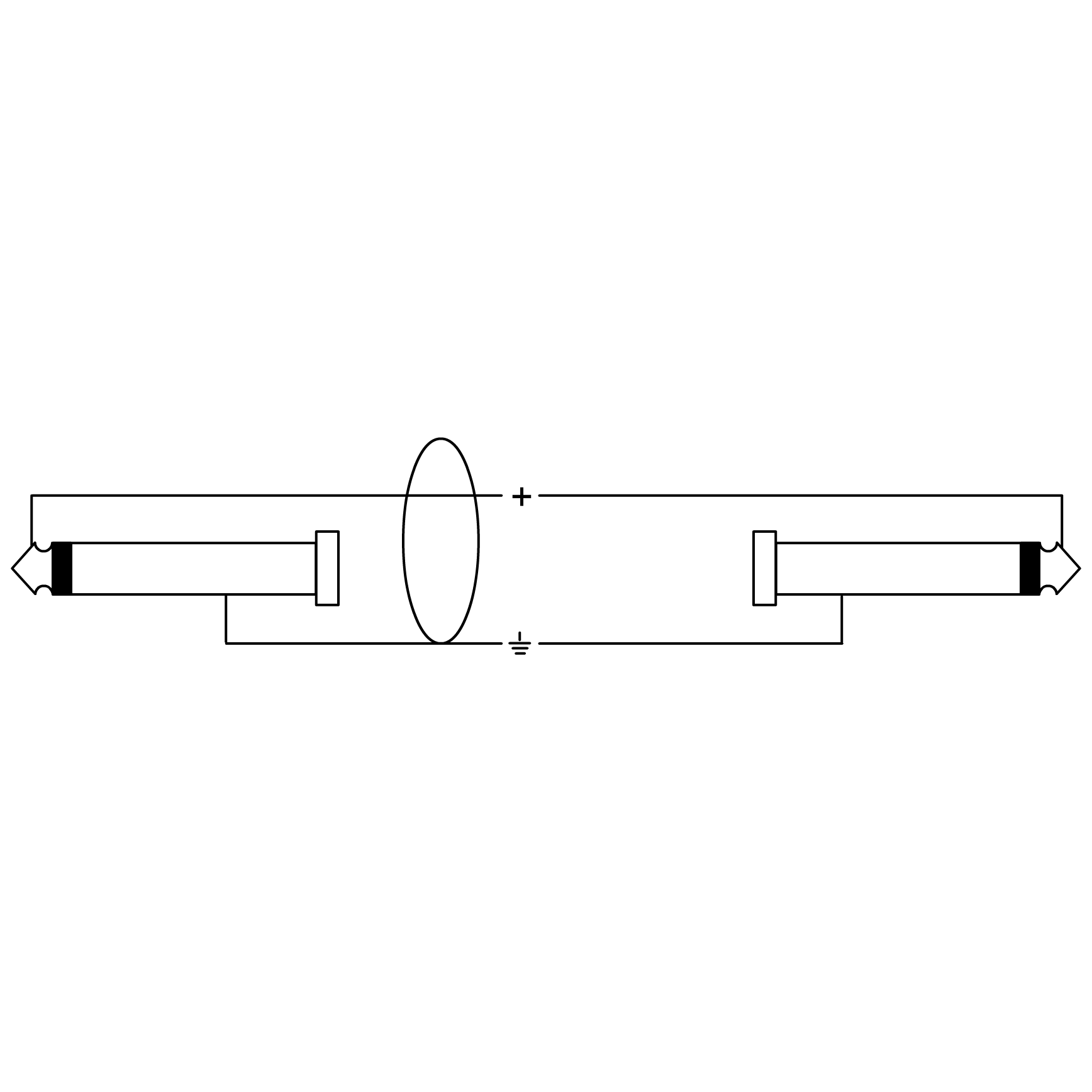 Cordial Lautsprecherkabel CPL 10 PP 25 - 10,0 m CLS 225,  NEUTRIK 2 x Klinke 6,3 mm mono schwarz 1