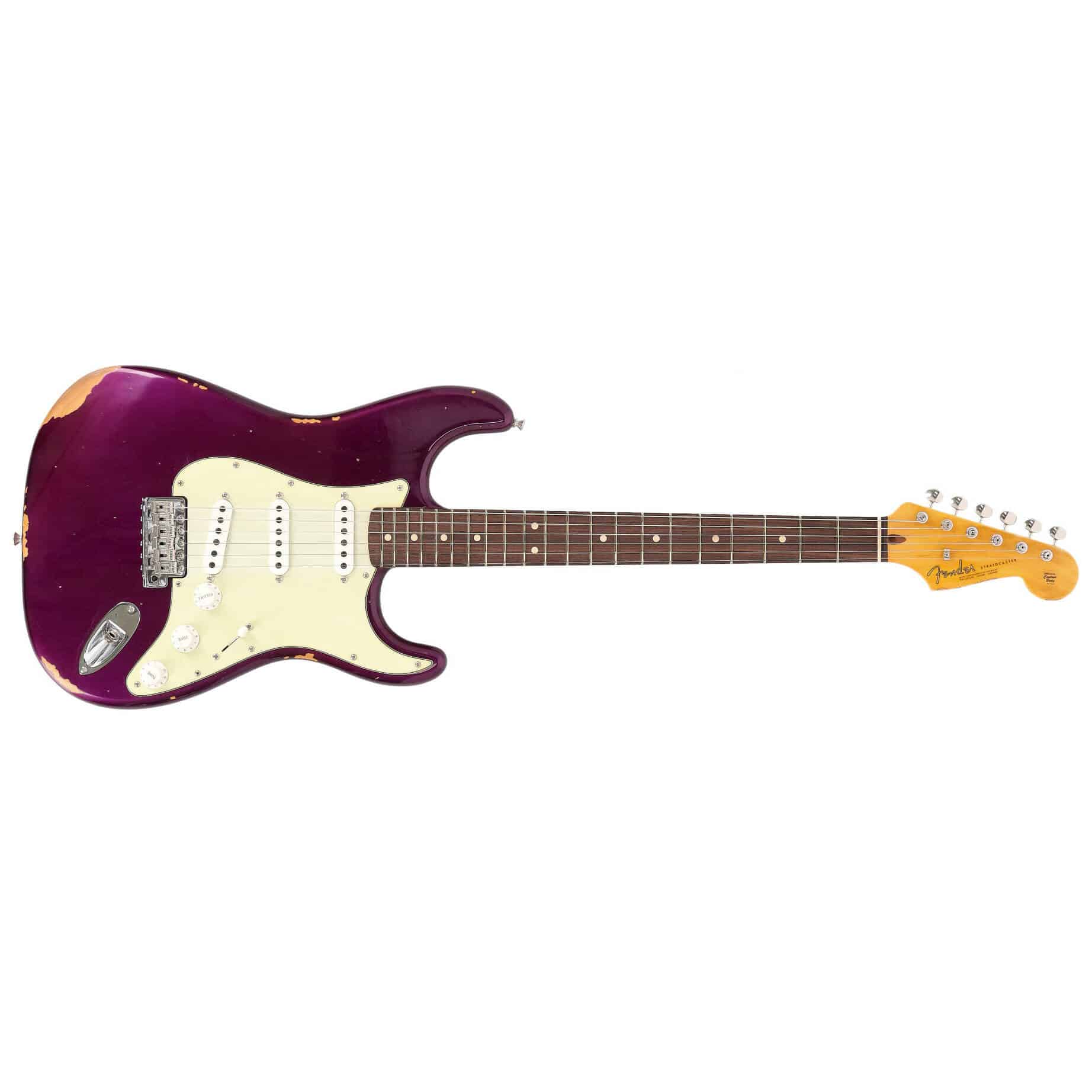 Fender Custom Shop 1963 Stratocaster Relic Aged Purple Metallic #1 1